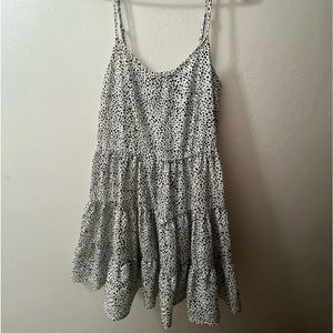 White & Black Summer Dress